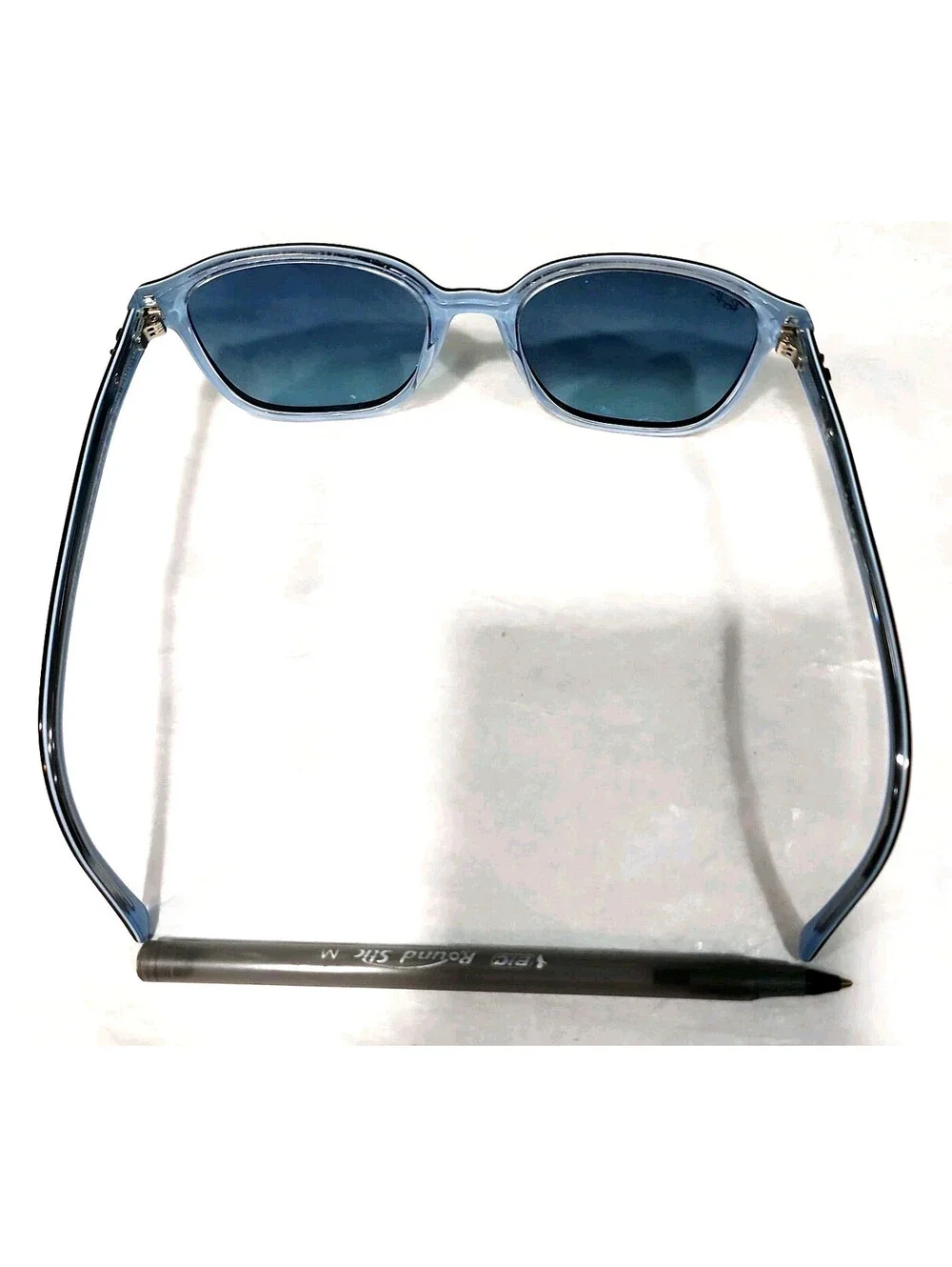 Ray Ban RB2193 1316/3M Lg Sz Tortoise Blue Square Sunglasses 53-18 145 Read
